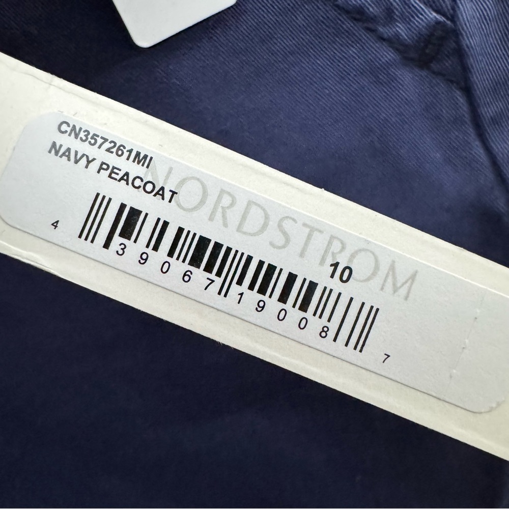 Caslon Womens Chino Shorts Size 10 Navy Peacoat - Picture 5 of 9